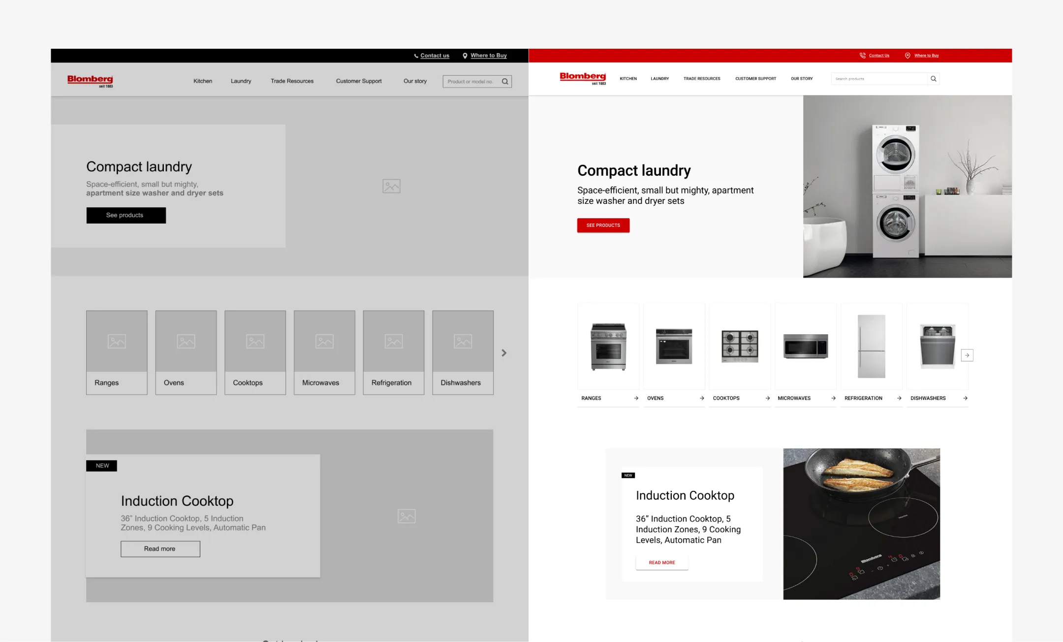 Case Study - Enhancing the Blomberg Website Experience for Builders, Architects, and Designers