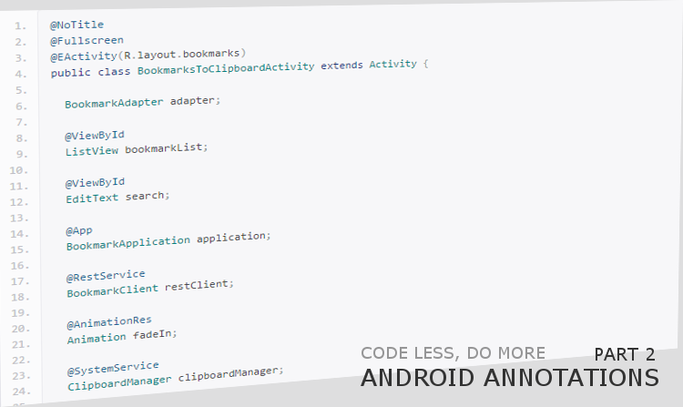 AndroidAnnotations – Code less, Do more – Part 2 - Fragments